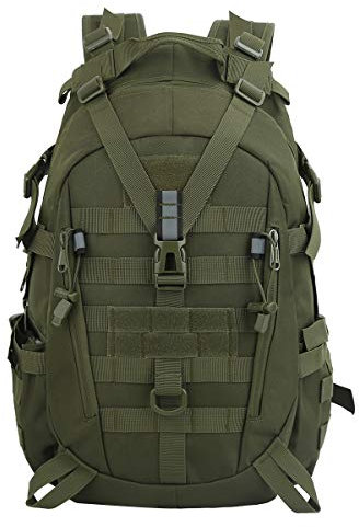 LOCAL LION Militär Rucksack, Taktischer Rucksack Herren, Bundeswehrrucksack Wanderrucksack 30L, militec Molle Trekkingrucksack zum Wandern Outdoorsports Reisen Camping