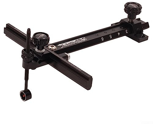 Bogenschießen Recurve-Bogenvisier, Recurve-T-Typ-Zielbogen und Pfeil, Bogenschießen-Zubehör, Metallvisier, wettbewerbsfähig für Zielübungen