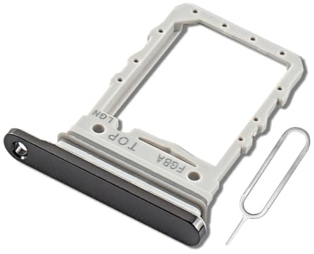 Eonpam Tiroir Carte SIM pour (Samsung Galaxy Z Flip4) Support Qualité d'origine Remplacement Plateau Memory SD Slot Carte SIM avec Aiguille SIM(Noir)
