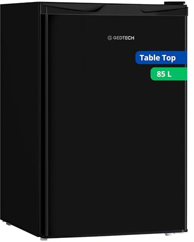 GEDTECH Réfrigerateur Table Top de 85L GTOP93BL avec compartiment congélation - Classe E