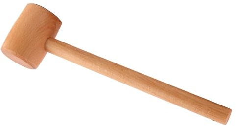 Sharplace Holzhammer, Holzhammer 29,5 cm lang, Zimmermannshammer, stoßfest, Holzgriff, Holzschnitzhammer, Holzbearbeitungshammer