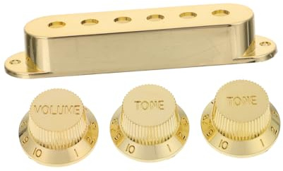 CORHAD 7 Stück Goldfarbener Humbucker Pickup Abdeckungen aus Robustem Kunststoff mit Abrieb und Fleckenresistenz für E-gitarren Zubehör