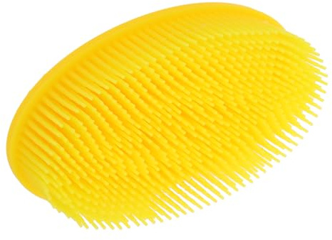 TOYANDONA Silicone Bath Brush for Newborns and Toddlers Scalp Massager Soft Hair Comb for Bath and Cradle Cap Care