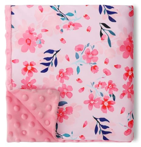 DRESHOW Coperte per Bambini 75x100cm Cotone Organico Unisex Neonato Coperte Spesse e Super Morbide per Dormire per i Bambini Piccoli Bambine Ragazze Ragazzi Asilo Nido Regali Copripiumino