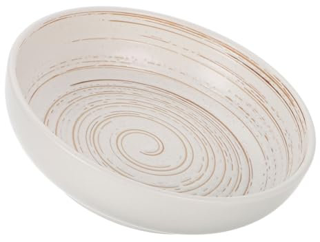 PRETYZOOM Assiettes à Pâtes Céramique Assiettes Creuses Pour Dîner Restaurant Servir Des Salades Et Desserts