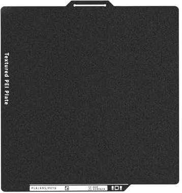 P2S,X2D, X1C, P1P, P1S PEI Plaque de Construction, Imprimante 3D Double Face Noire avec Code d'identification pour Bambu Lab P1/X1/A1/P2S/X2D 257 x 257 mm