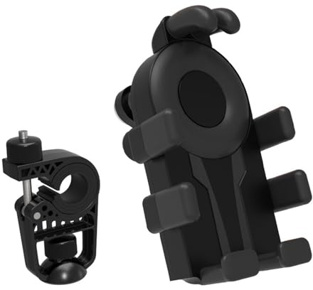 AWJUWHBJ Heavy Type Bicycles Mobile Device Mount Silicones Ergonomic Bike Phone Holder For Motorcycle Scooters Handlebars Durability Bike Phone Holder