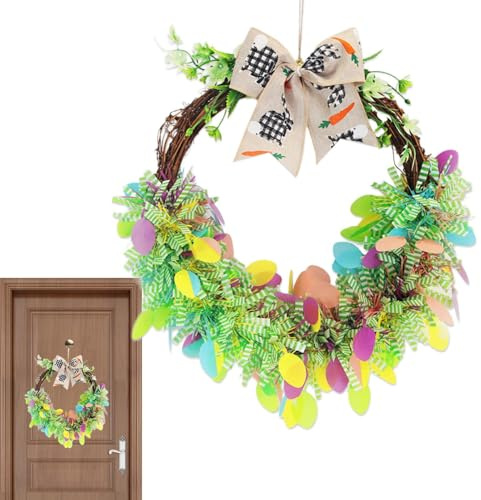 Guirnalda De Huevos De Pascua - Decoración Artificial Resistente A La Primavera - Colorido Decoración De Puerta De Pascua como Corona De Flores,para Cumpleaños Boda Dormitorio Escritorio Mesa