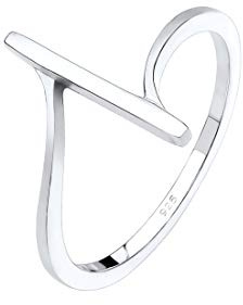 Elli Damen-Solitär Jahresring 925 Sterling Silber 0603220918