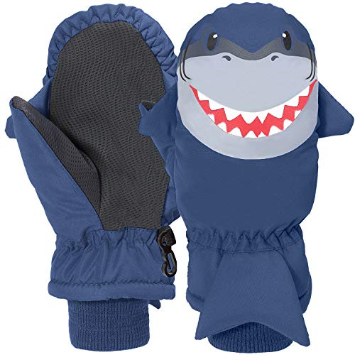 7-Mi Ski Handschuhe Winter Skihandschuhe Fleece Kinder Sport Winddicht Warm Wasserdicht Handschuhe Verdickt Kalt Wetter Handschuhe Jahre Laufhandschuhe für Klttern Snowboard Skifahren