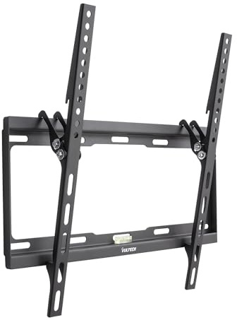 Vultech BTV-T3255LITE Soporte Fijo Soporte de Pared para TV de Pantalla Plana LED LCD Plasma de 32 a 55 VESA 400x400, 400x200, 300x300, 200x200, Soporte Resistente 35 kg y Nivel de Burbuja