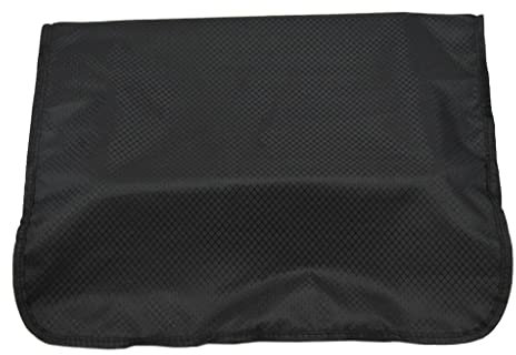 Easnea Housses de dossier de chaise de salon de coiffure - Housse de protection imperméable pour chaise de salon de beauté, spa, barbier - Noir