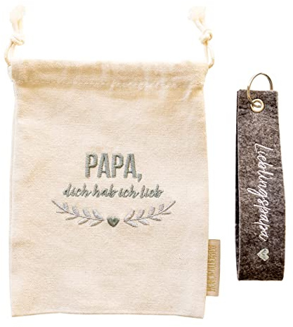 Papierdrachen Filz Schlüsselanhänger für Muttertag und Vatertag mit Geschenksäckchen