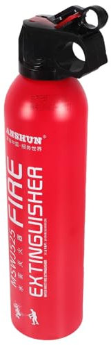 jojofuny Portable Vehicle Fire Extinguisher 620g Mini Fire Extinguisher for Car Home Red Flame Arrester Ce for Emergency Use