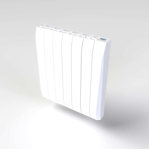 Moda Smartstone Ceramic Electric Radiator - WiFi Controlled Wall Mounted Heater with Heat-Retentive Ceramic Core, Smart Life App, Open Window Detection and DIY INstall (1500w)