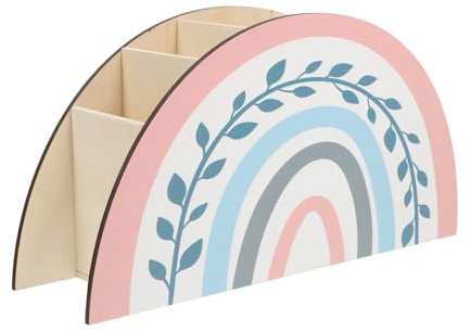 STOBOK Regenbogen Stiftehalter Für Schreibtisch Multifunktionale Aufbewahrung Für Stifte Pinsel Und Büromaterial Bunte Dekoration Für Kinderzimmer Und Home Office