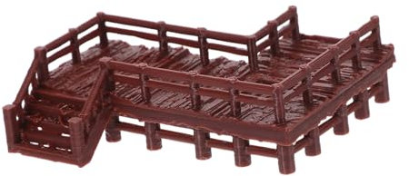 LIFKICH Chinese Architectural Ornaments Miniature Bridge Model for Garden Dollhouse Bonsai Zen Fairy Garden Decor
