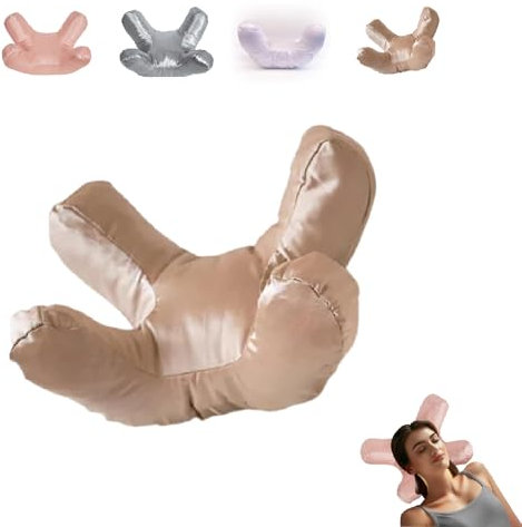 Memory Foam Seidentuch Gesichtskissen für Seitenschläfer, Anti-Falten, Schönheitskissen für makelloses Gesicht und Tiefschlaf, Schlafzimmer-Nestkissen