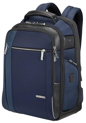 Samsonite Spectrolite 3.0 - Laptop Ryggsäck 15.6 (42.5 cm) – Business & Skolryggsäck med Smarta Funktioner, Ergonomisk, Praktisk Inre Uppdelning - 23/26.5L - Blå