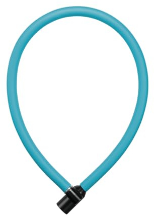 AXA Resolute 6-60 Kabelschloss – Länge 60 cm – Sichereitsstufe 2 – inkl. Halterung – Ice Blue