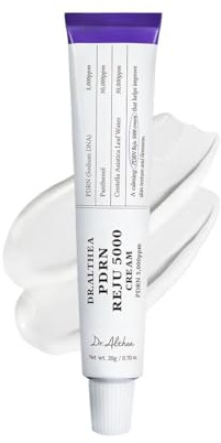 Dr.Althea PDRN Reju 5000 Cream | Biome PDRN Cream for Irritated, Sensitive Skin | Soothing Face Moisturizer with Panthenol and Centella | Korean Vegan Skin Care for All Skin Types, 0.7 Fl Oz