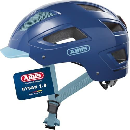 ABUS Unisex, Fahrradhelm, Blau (Core Blue), M (52-58 cm)