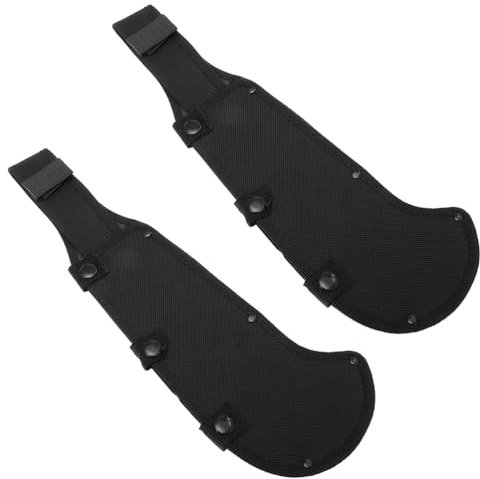Angoily 2pcs Oxford Cloth Sheath Machete Side Draw Sheath Soft Sheath with Belt Loops Machete Sheath Hatchet Covers Portable Axe Sheath
