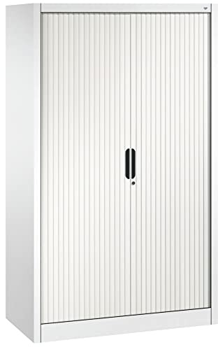 DENIOS C+P Rollladenschrank Omnispace, 1000 x 420 x 1660 mm, weiß
