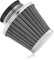 JNNJ Filtro Aria Moto, Filtro Aria Universale a Doppio Strato in Acciaio, Filtro Aria Di Aspirazione a Morsetto Sport Dirt ATV, Per La Maggior Parte Delle Moto Scooter Motore Motorizzato(42mm)
