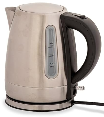 Quest Leisure Products Rocket Low Wattage Caravan/Motorhome Kettle (Satin, 1.0 Litre)