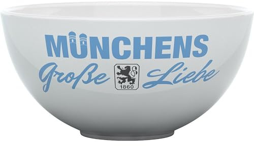 TSV 1860 München Keramik Schale, Handgemacht, Casual, 0.5 Liter, Fußball (Sports), Spülmaschinenfest, Mikrowellenfest, Bowl, Müslischale, MGL, 4262382089790