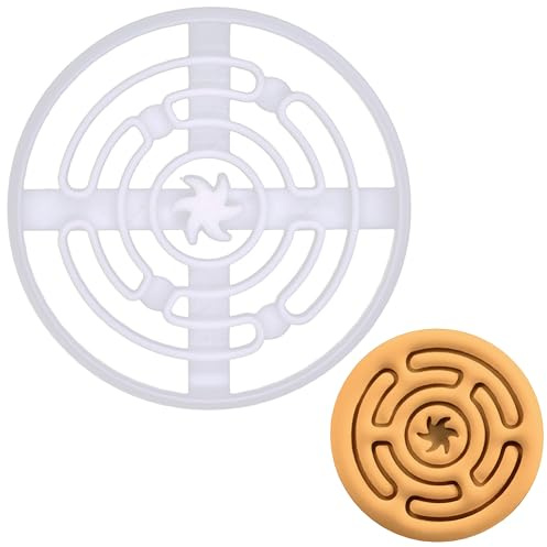 BAKERLOGY Hecates Wheel Cookie Cutter - Detailed Biscuit Cutter Design for Baking and Crafts, Ideal on Fondant, Dough, Clay