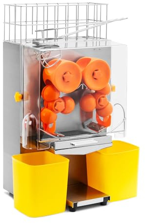 Royal Catering RCOS-01 Exprimidor de Naranjas Eléctrico 120 W - Ø 40-80 mm - Máquina de Jugo