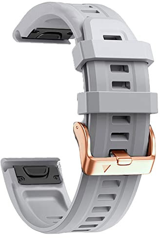 TIOYW 20 mm Silikon-Schnellverschluss-Armband für Garmin Fenix 7S 6S Pro 5S Plus Instinct 2S Smart Watch Easyfit Armband Correa, For Fenix 7S, Achat