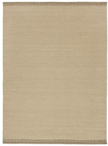 RugVista Visby Teppich, 250 x 350 cm, Beige | Rechteckig, Mittlerer Stapel, Nur chemische Reinigung, Oeko-Tex 100, Wohnzimmer, Schlafzimmer