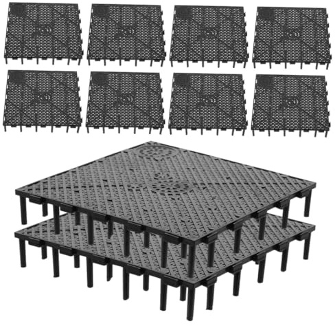 BESPORTBLE Aquarium Fisch Tank Boden Platte 12 Stücke Pp Material Filterung Tablett Fisch Tank Partition Net Aquarium Boden