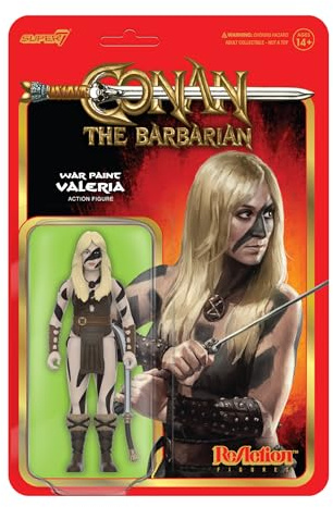 SUPER7 Conan The Barbarian Reaction Figures Wave 02 - Valeria (War Paint) Action Figure
