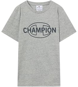 Champion Tuta Legacy con cappuccio e zip intera da ragazzo, Grigio, 98