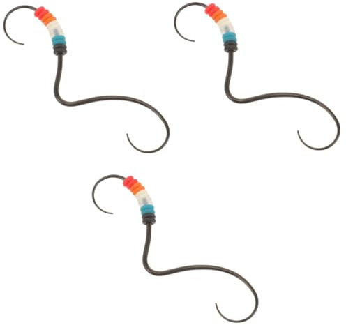 3st Schnurrbart-nasenscheidewand Piercings Schmuck Zucht Nieten Nicht Gothic Ring Abs Septum Schließe Bausatz Baumeln Fälschung Black Plastik OATIPHO