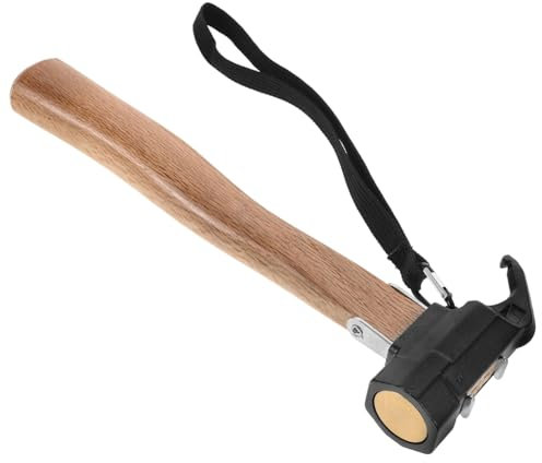 HOMSFOU Outdoor Camping Hammer Mit Nagelzieher Multifunktionshammer Für Zelt Camping Und Wandern Robuste Rutschfeste Kopfkonstruktion Für Einfaches Abziehen Von Erdnägeln