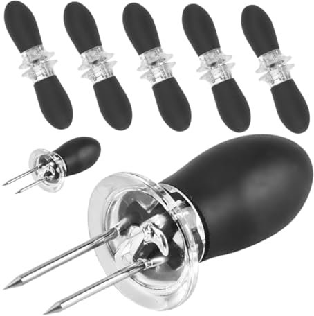 iplusmile 12piezas Tenedor De Reutilizable Inoxidable Diseño De Seguridad Utensilios De Cocina Multiusos Para Asados Camping y Reuniones Familiares