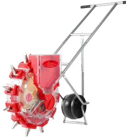 Sembradora Manual De Precisión, Sembradora De Jardín, Resortes Mejorados, Marco Amortiguador, Manillar De Silicona, Pico De Pato De Acero Blanco Engrosado, para Maní(8 nozzles)