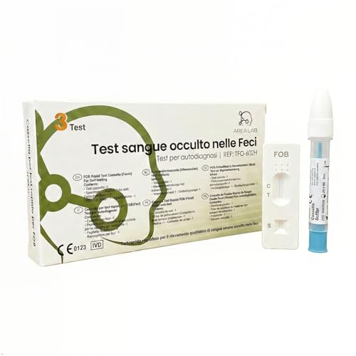 AREA LAB Test Sangue Occulto nelle Feci FOB, 3 PZ