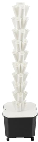 Dettchan Kit de culture hydroponique vertical, kit de culture hydroponique, kit de culture de plantes verticales pour jardin, bureau, balcon, 45 x 166 cm