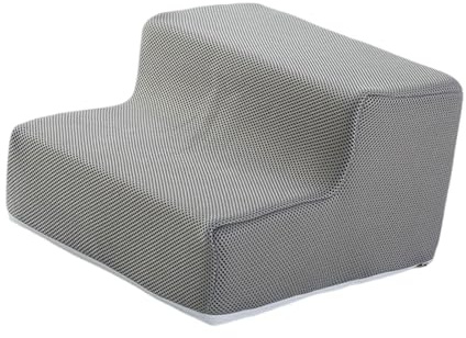 Generic Scale per Cani, Rampa di Arrampicata, Scaletta per Cuccioli, Rampa per Gatti, Design Sicuro con Spugna, Facile Da Pulire, Adatto Agli Animali Domestic, Grigio Chiaro