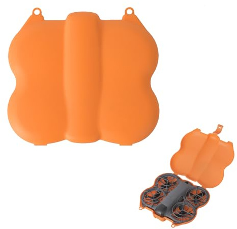 MotuTech - Borsa di Stoccaggio Rigida per DJI Neo 2, Custodia di Protezione per Drone, Borsa da Trasporto, Valigetta per Accessori, arancione