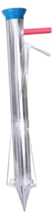Fzaqwen Bulb Planter Piantatore Manuale Trapiantatore Bulbi Sarchiatore Acciaio Inox Resistente Adatto per Ortaggi Fiori, Maniglia Singola