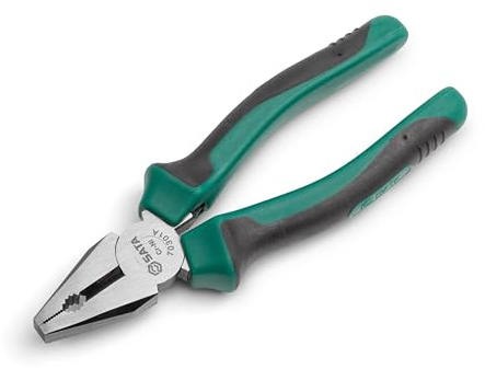 SATA ST70301AST 6-Inch Linesman Combination Pliers with Nickel-Chrome Steel Body and Anti-Slip Handles