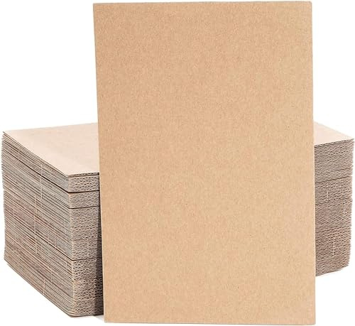 A3 Single Wall Cardboard Corrugated Sheets Pads Divider Art Craft Board (200)