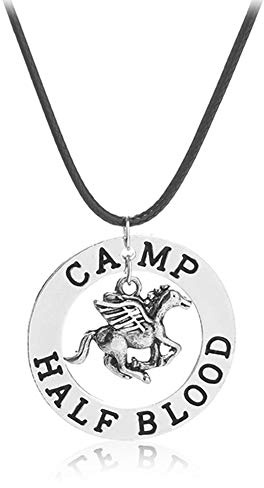 Asien Cavo di Cuoio della novità Flying Horse Collana Percy Olympian Camp Half-Blood Percy Jackson Collana Costume Prop